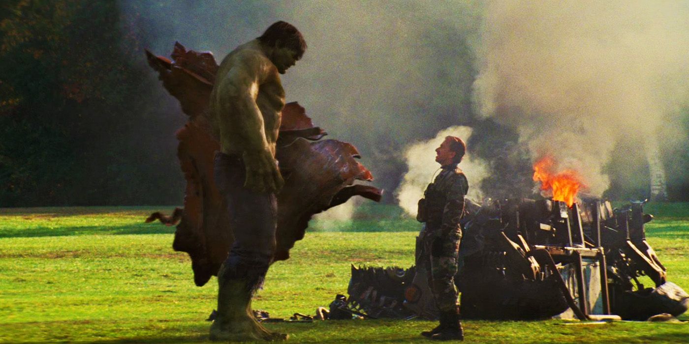 The Hulk and Emil Blonsky in The Incredible Hulk