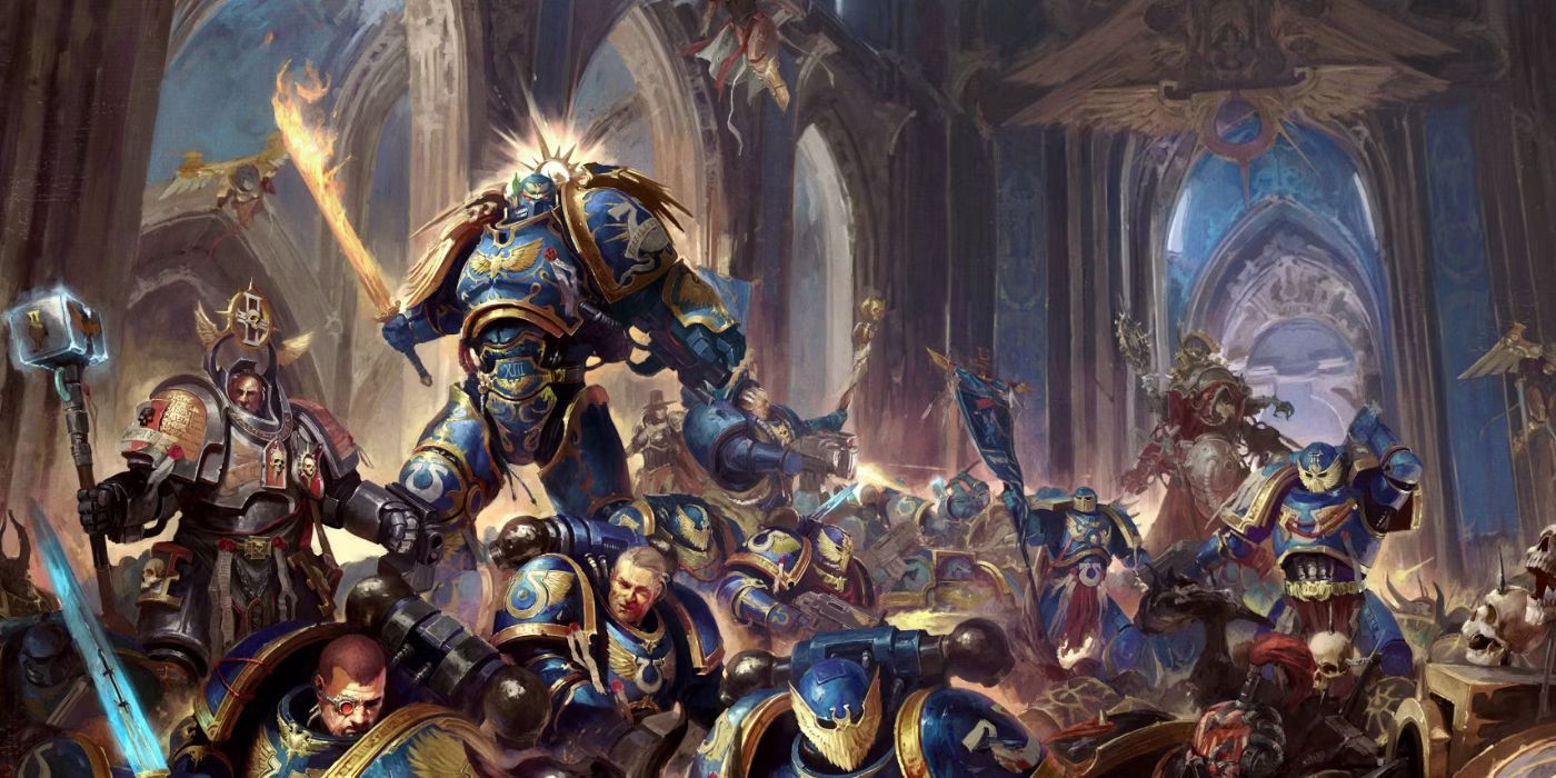 The Imperium of Man wages war in Warhammer.