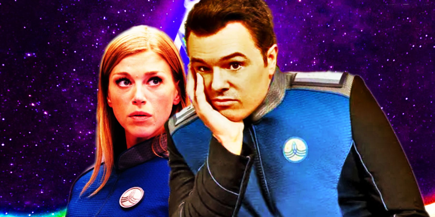Ed and Kelly in The Orville