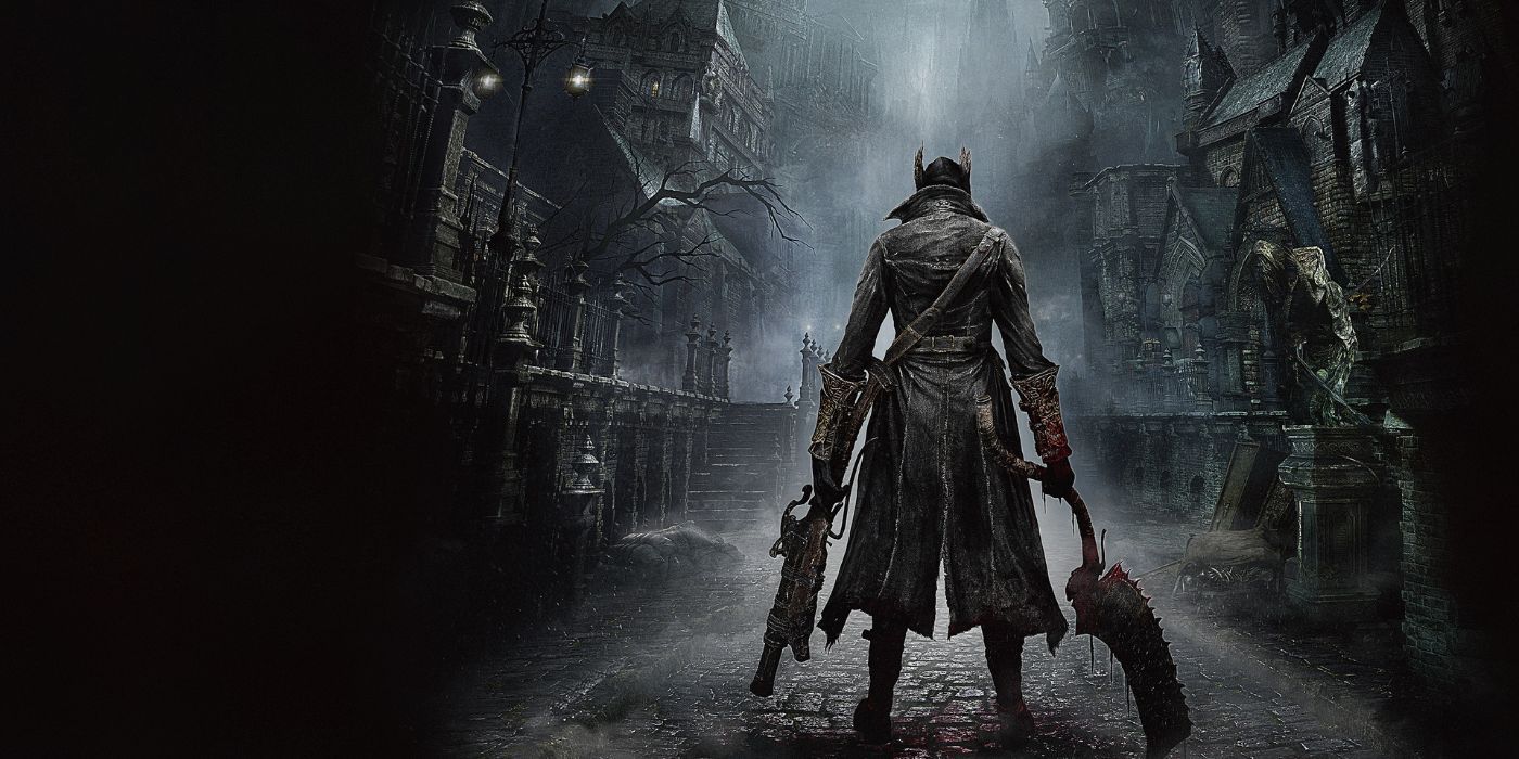 The Protagonist in promo art for Bloodborne.