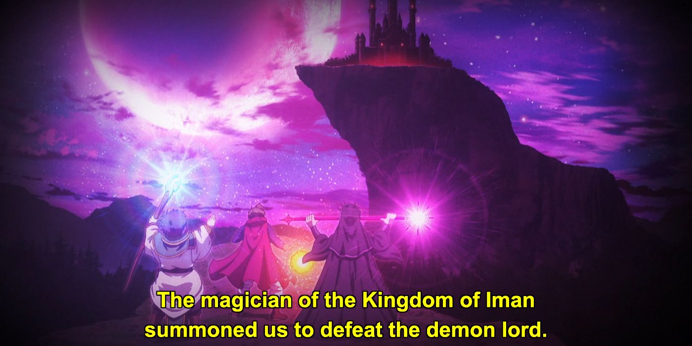 The three heroes before My Instant Death Ability Is So Overpowered