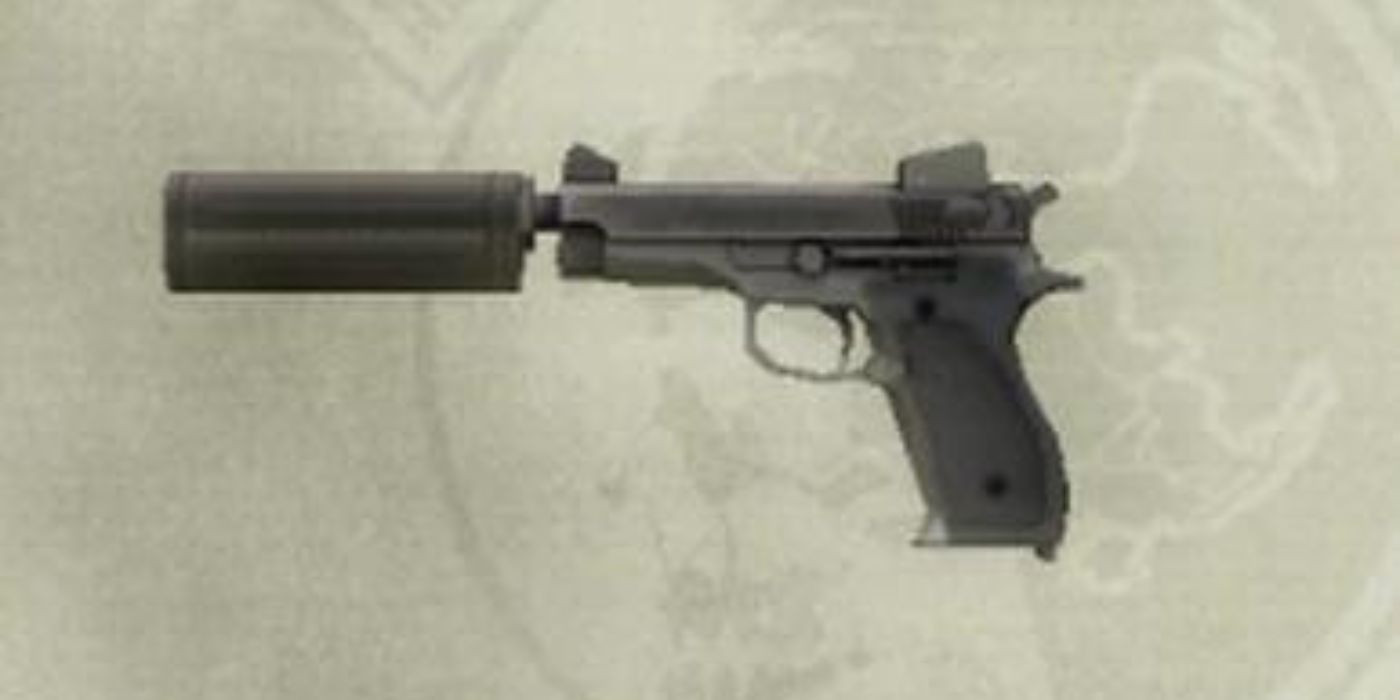 The Tranquilizer gun in Metal Gear Solid: Peace Walker.