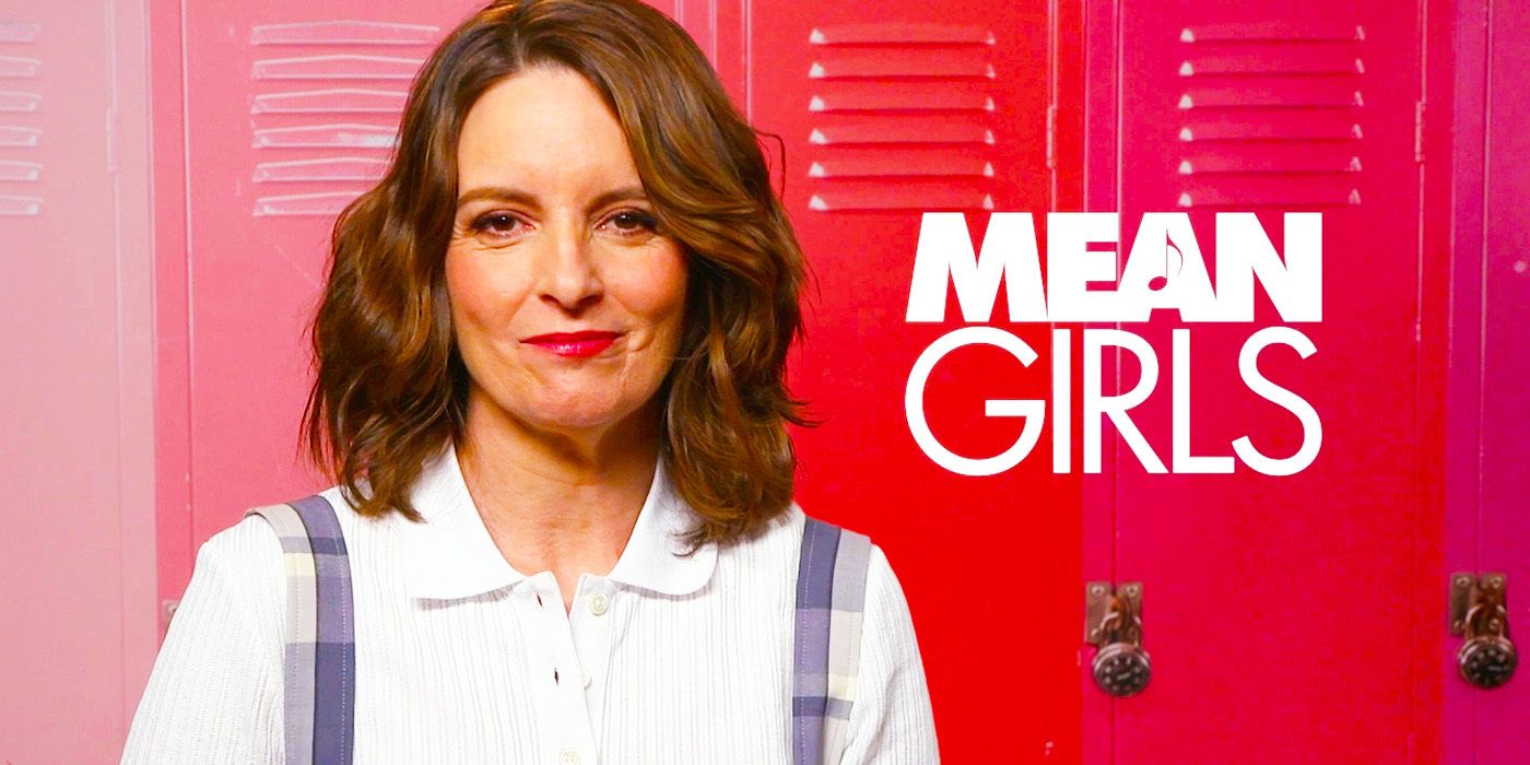 Edited image of Tina Fey during  Mean Girls interview