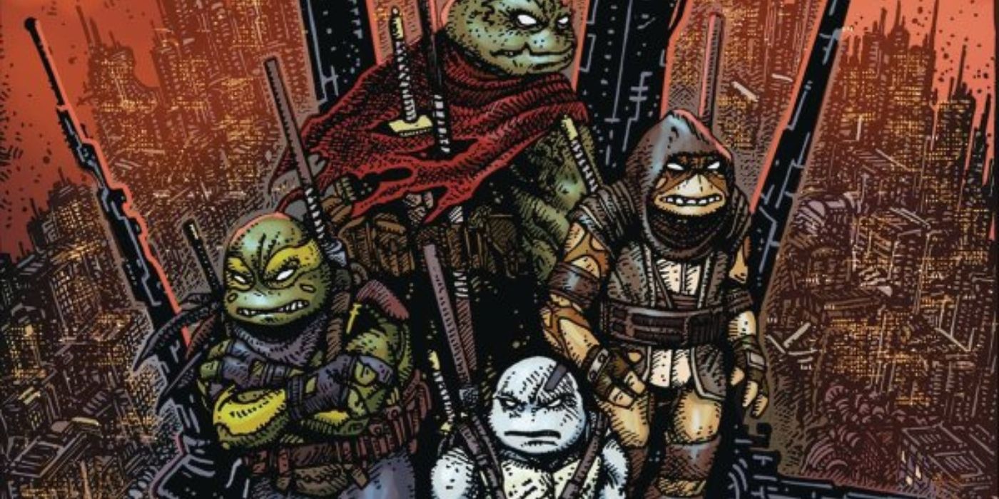 Yi, Uno, Moja, and Odyn from TMNT&rsquo;s Last Ronin universe.