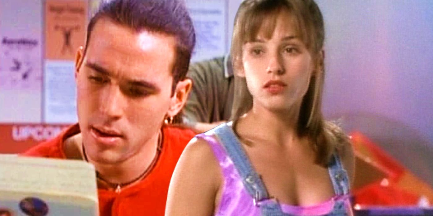 Tommy reading Kimberly&rsquo;s letter in Zeo and Kimberly in Mighty Morphin