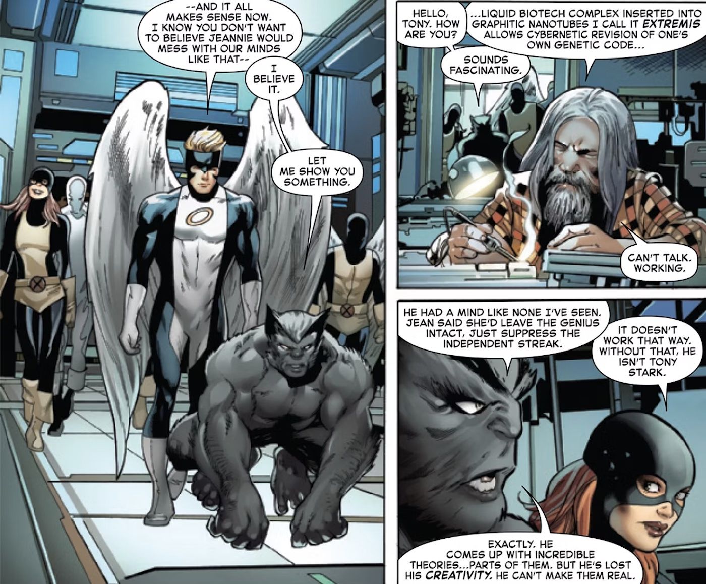 Tony Stark in Original X-Men 1