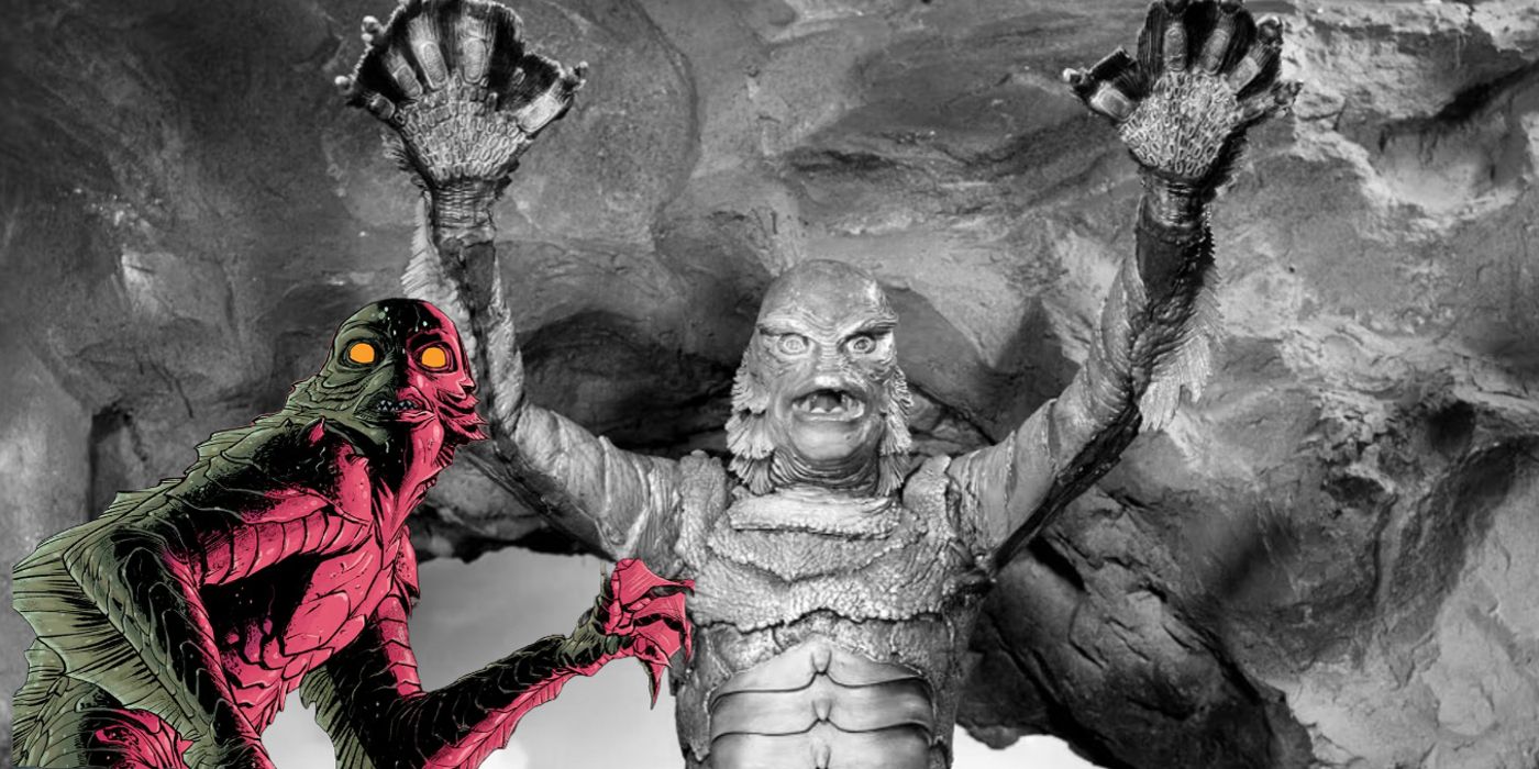 Featured Image: Skybound Entertainment's new comic book Creature From the Black Lagoon (left); classic movie version (right)