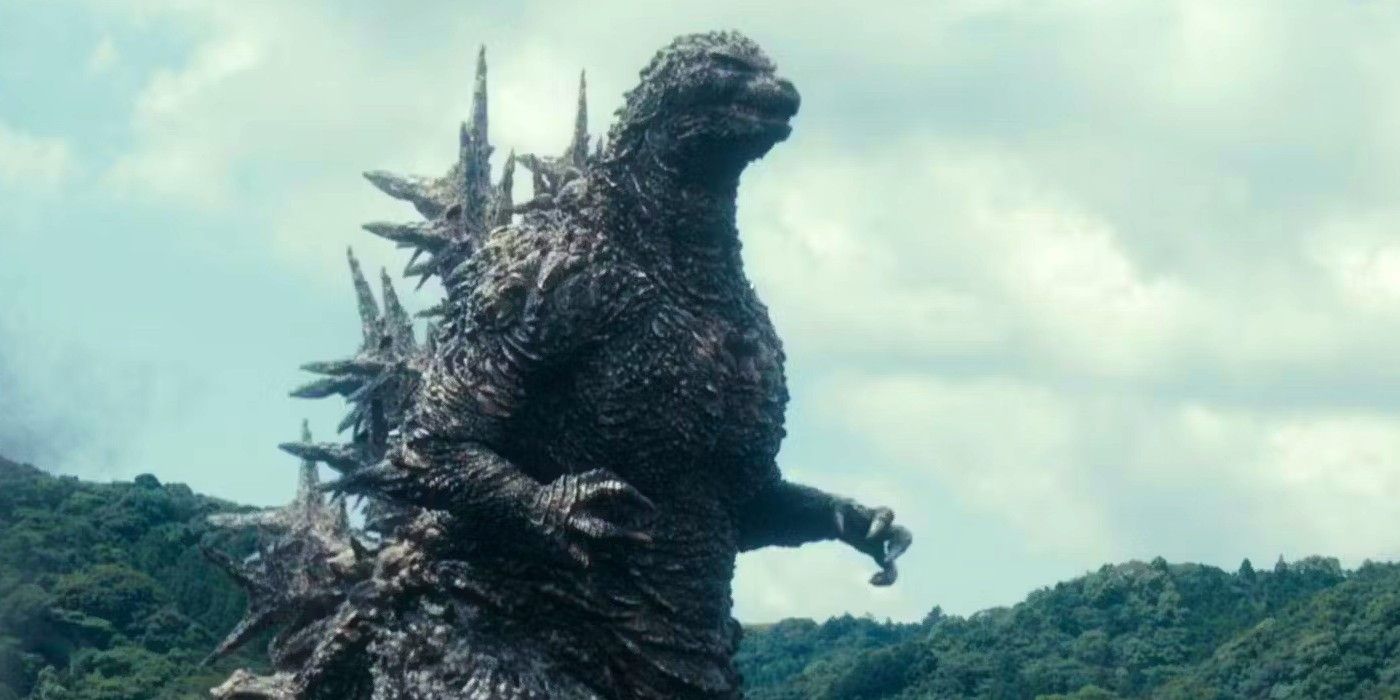 Godzilla standing tall in Godzilla: Minus One