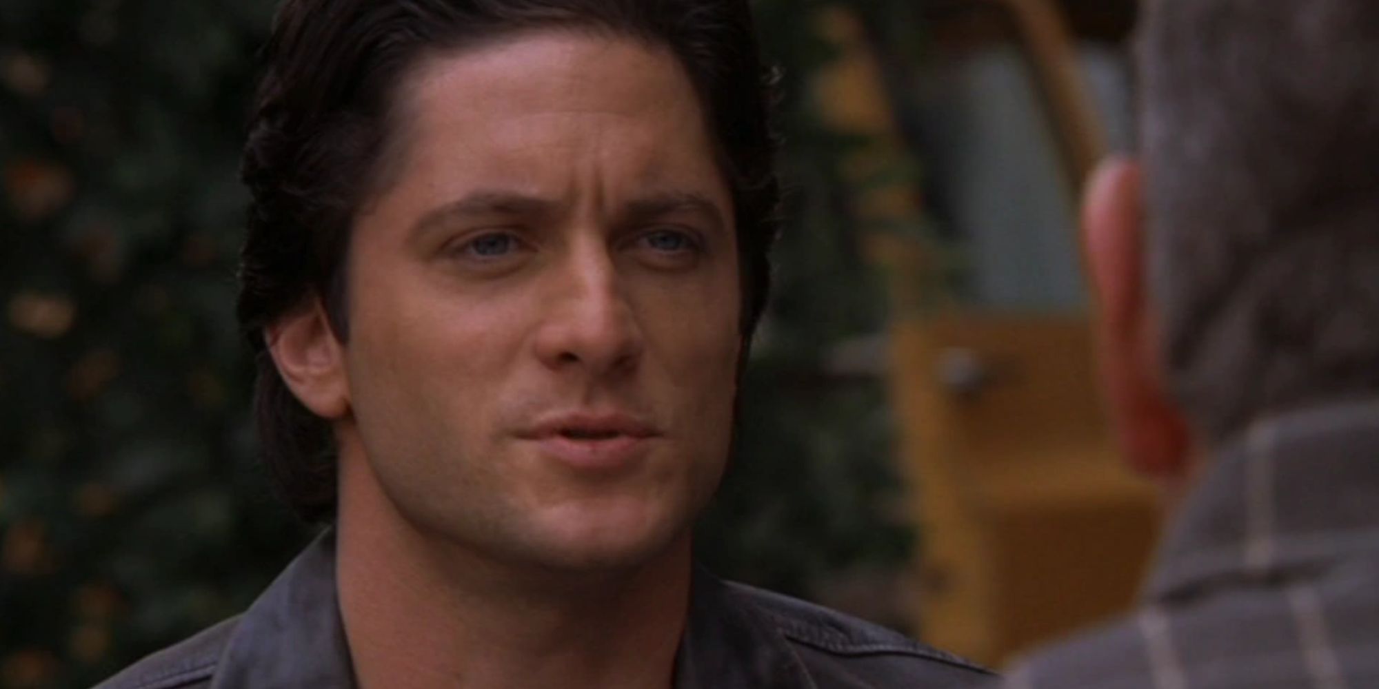 David Conran as Jim Clancy in mid-conversation in Ghost Whisperer