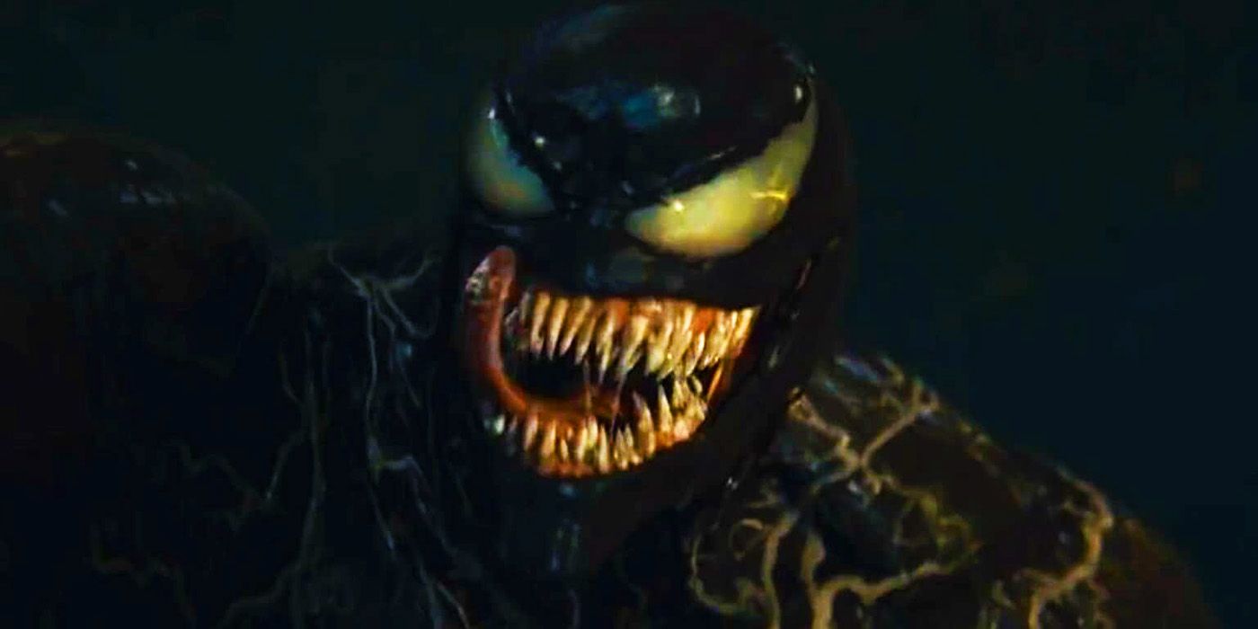 Venom sticking out his tongue in the SSU
