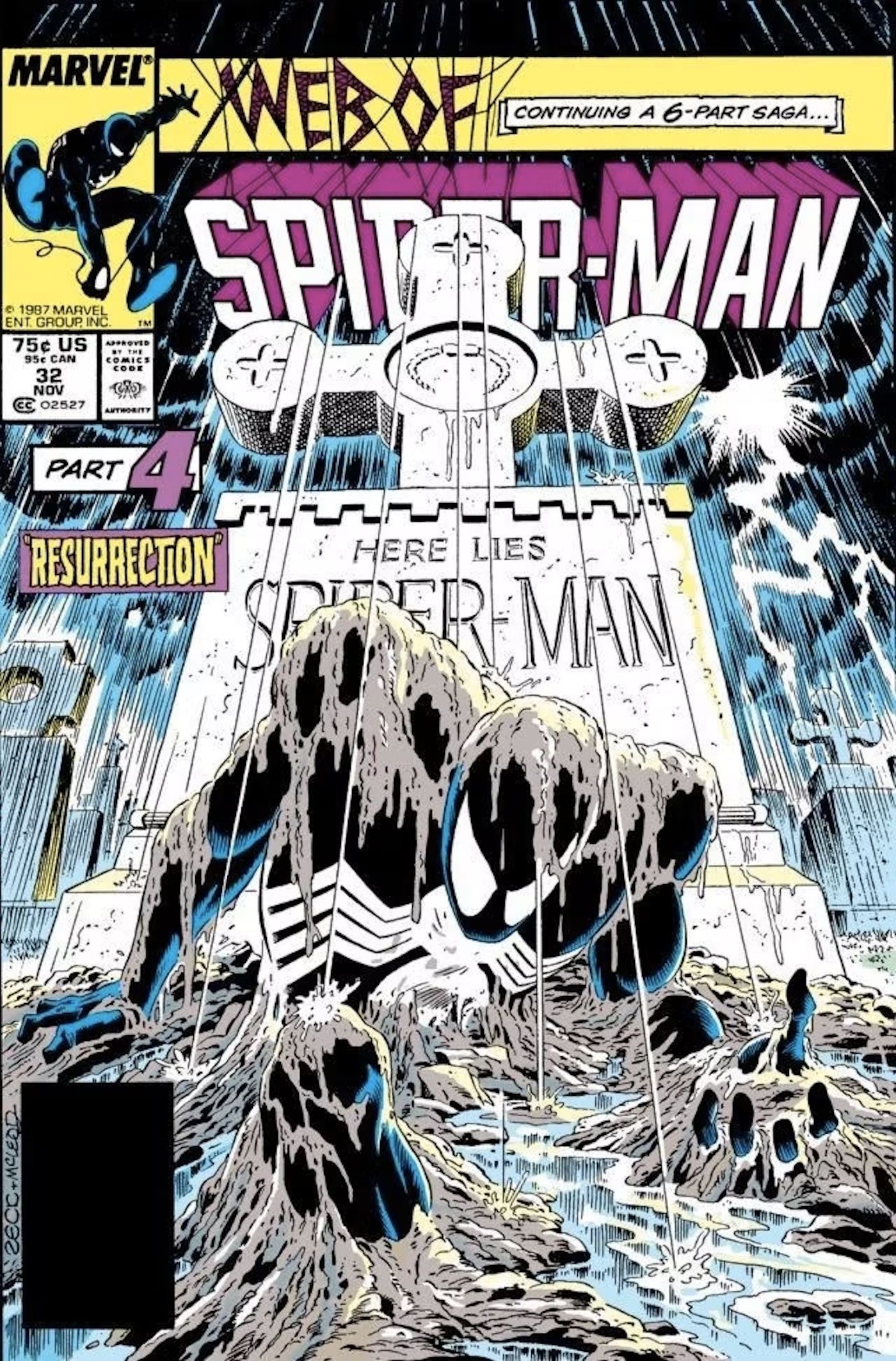 Web of Spider-Man 32 Cover