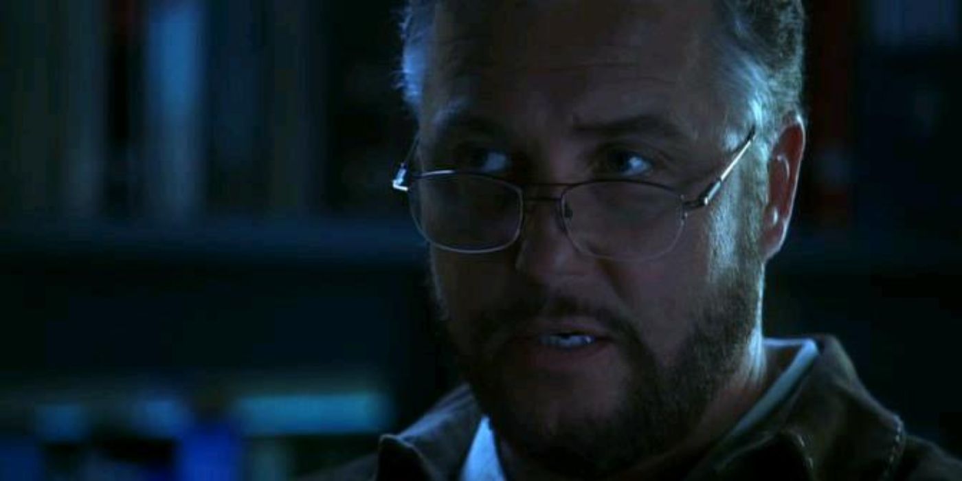 Gil Grissom with his glasses on in CSI.
