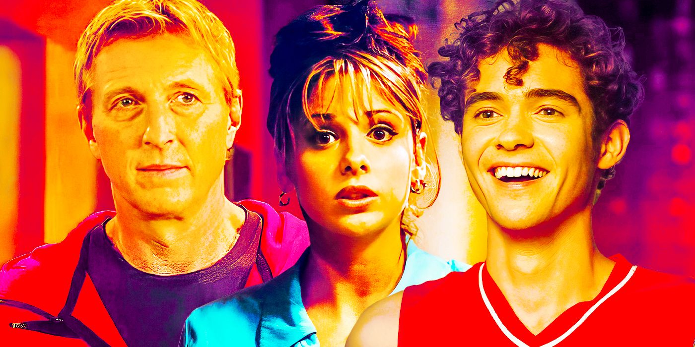 Johnny Lawrence from Cobra Kai, Buffy Summers from Buffy the Vampire Slayer, and Ricky Bowen from High School Musical: The Musical: The Series
