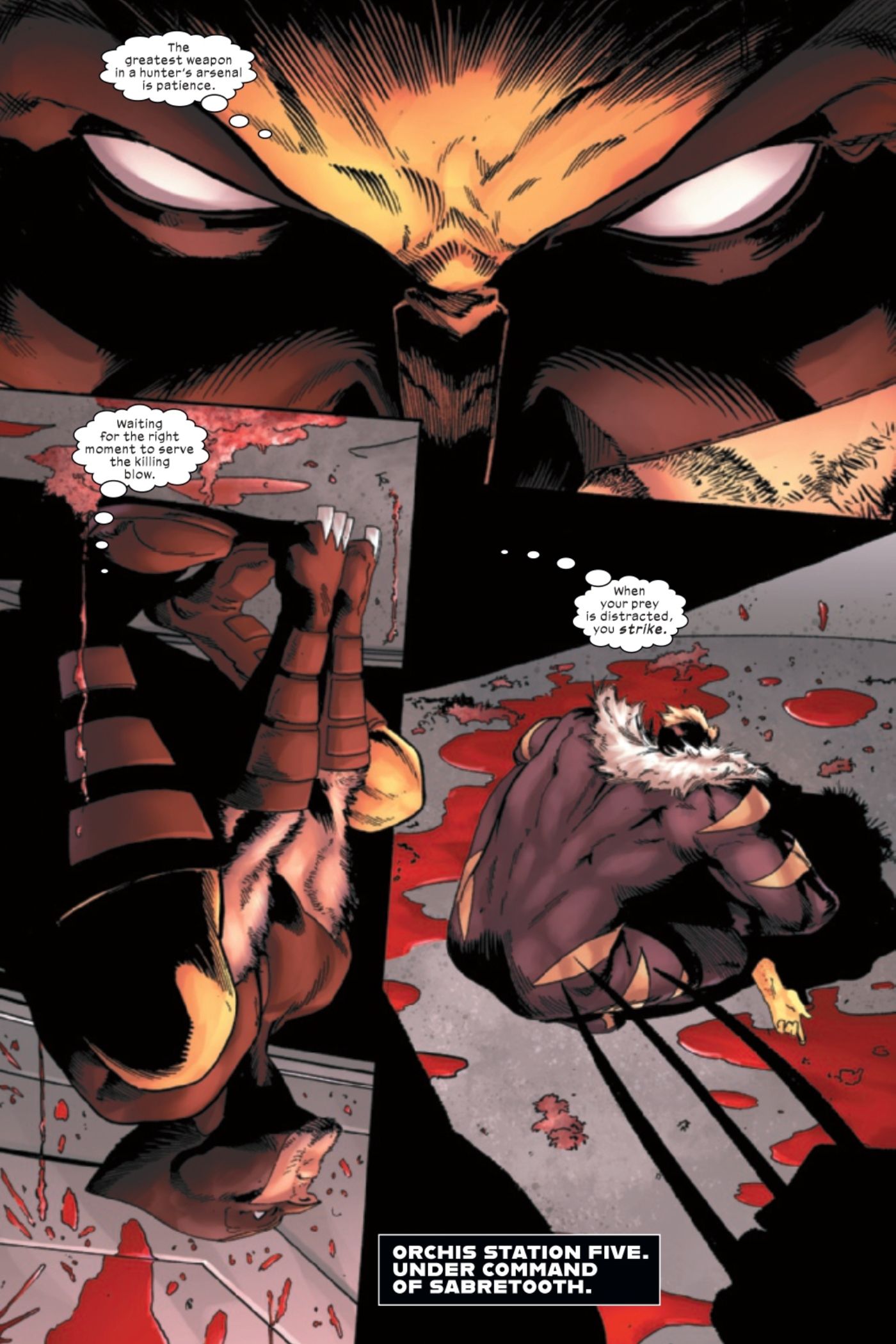Wolverine #41 - The Sabretooth War Preview page 2.