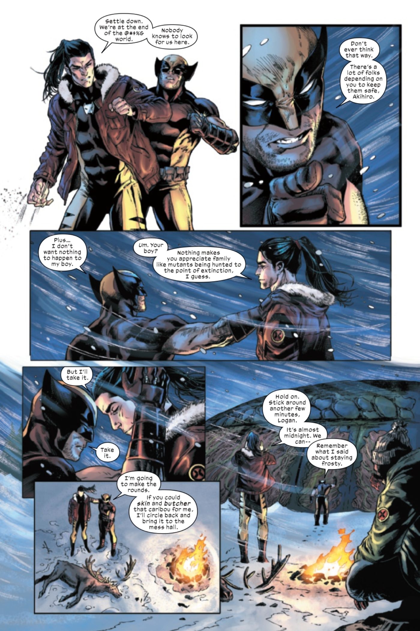 Wolverine #41 - The Sabretooth War Preview page 5.