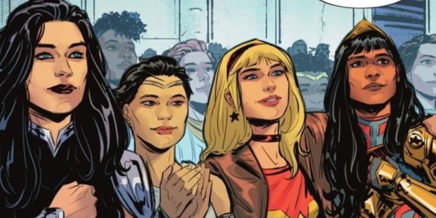 Wonder Girls Donna Troy, Cassie Sandsmark, and Yara Flor