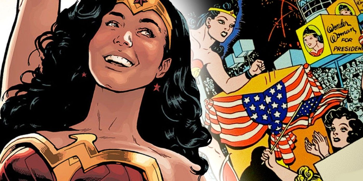 wonder woman for president rally