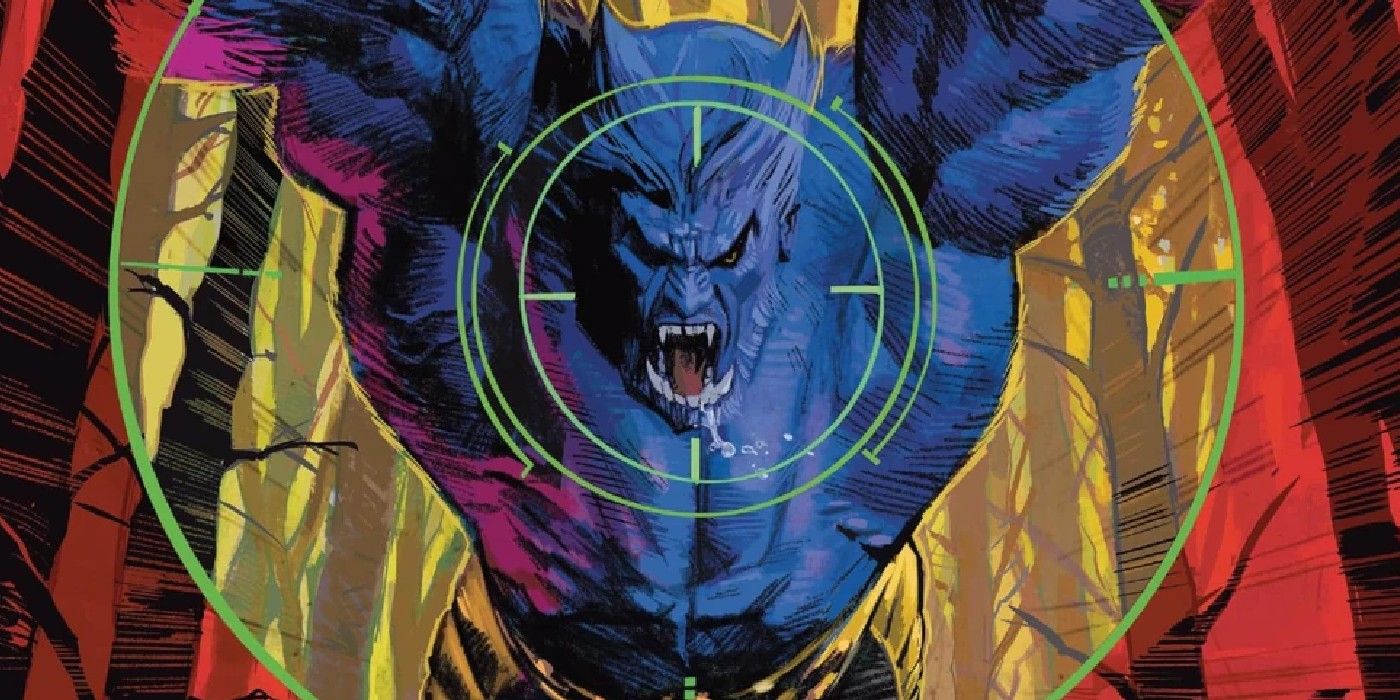 هدف أشار إلى الوحش في X-Men's X-Force