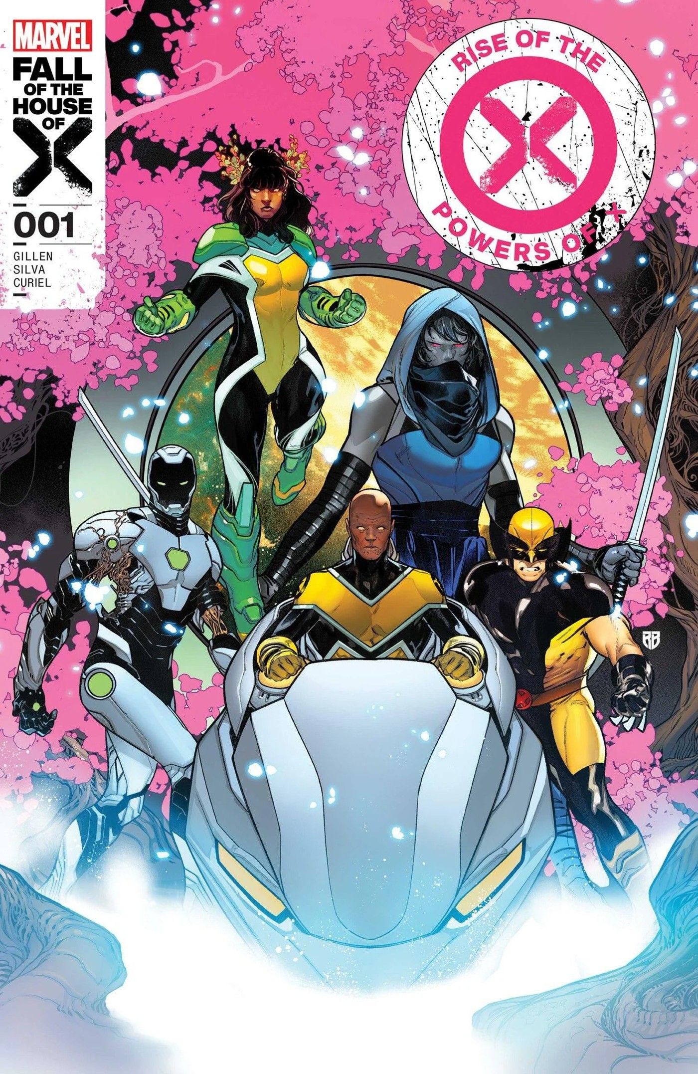 x-men rise of the powers of x r b silva cover team shot with wolverine