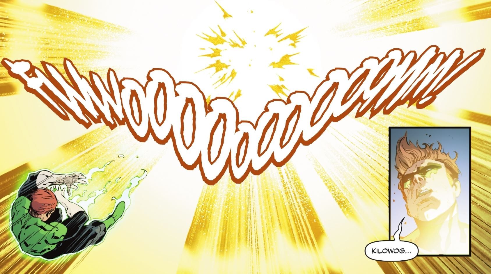 Yellow Lantern Battery Explodes DC