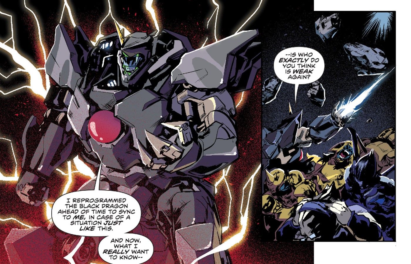 Mighty Morphin Power Rangers #16, Yellow Ranger Trini Kwan vs army of Goldars