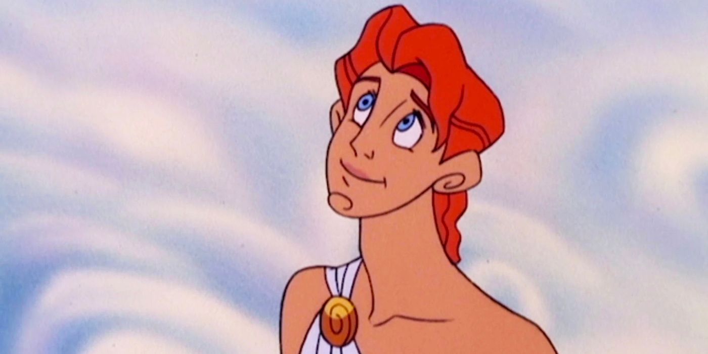 Young Hercules in the animated series