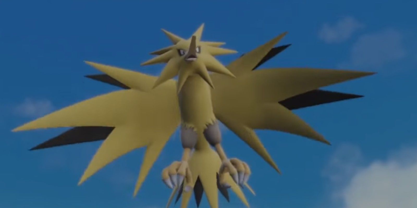 Zapdos appears at the Poco Path Lighthouse in Pokemon Scarlet and Violet