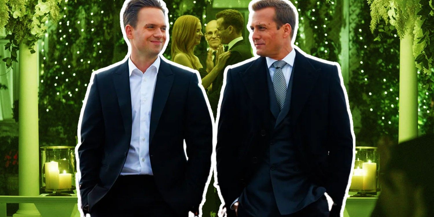Custom image of Mike and Harvey and the wedding of Harvey and Donna in Suits