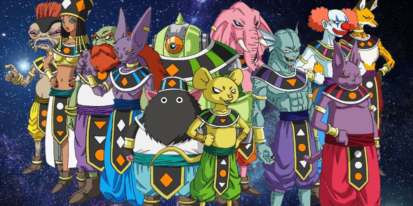 Every God of Destruction in Dragon Ball Super.