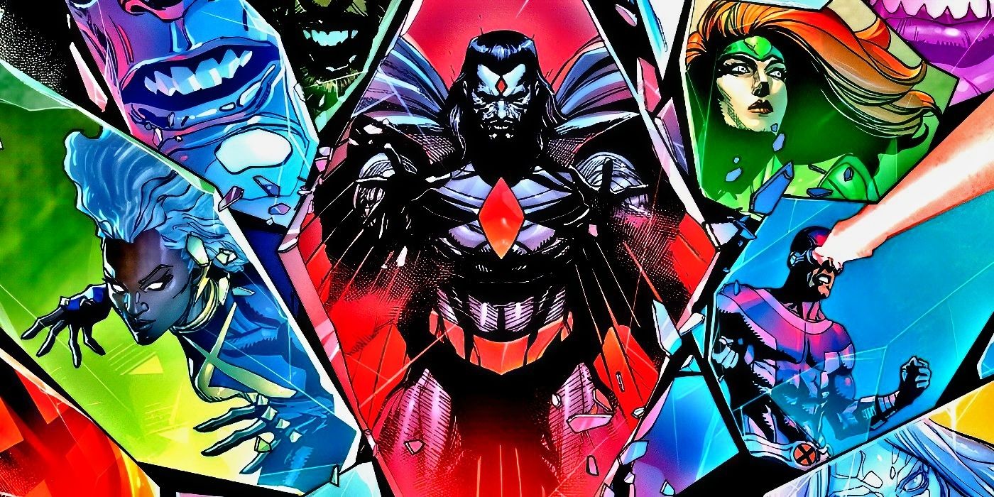 Mr. Sinister and members of the X-Men.