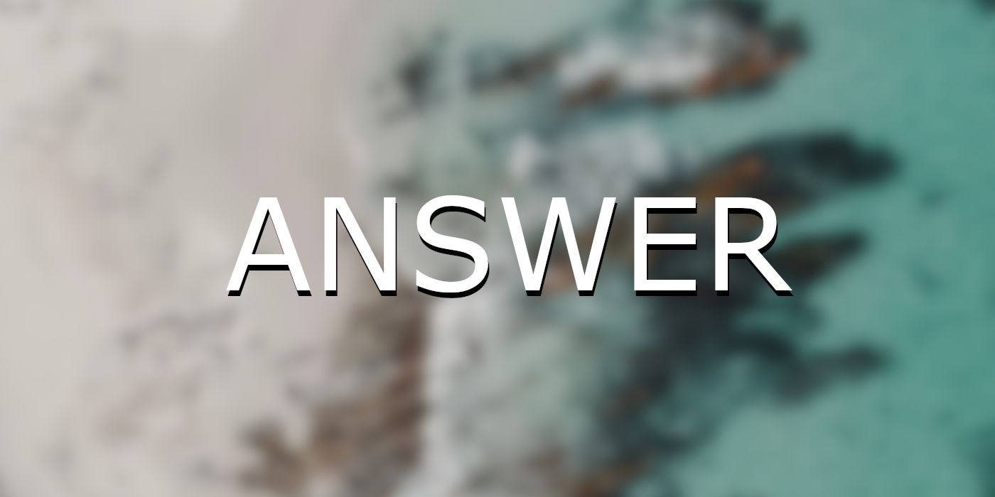 6th February 2024 Wordle answer with a beach in the background