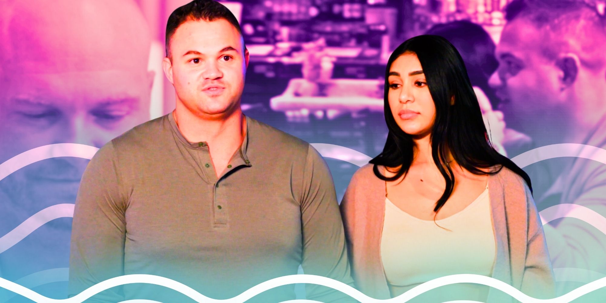 90 Day Fiance Patrick Mendes and Thais Ramone side by side for confessional interview