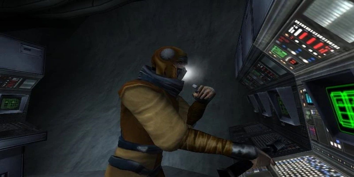 A cultist of the Disciples of Ragnos on Hoth in Star Wars Jedi Academy.