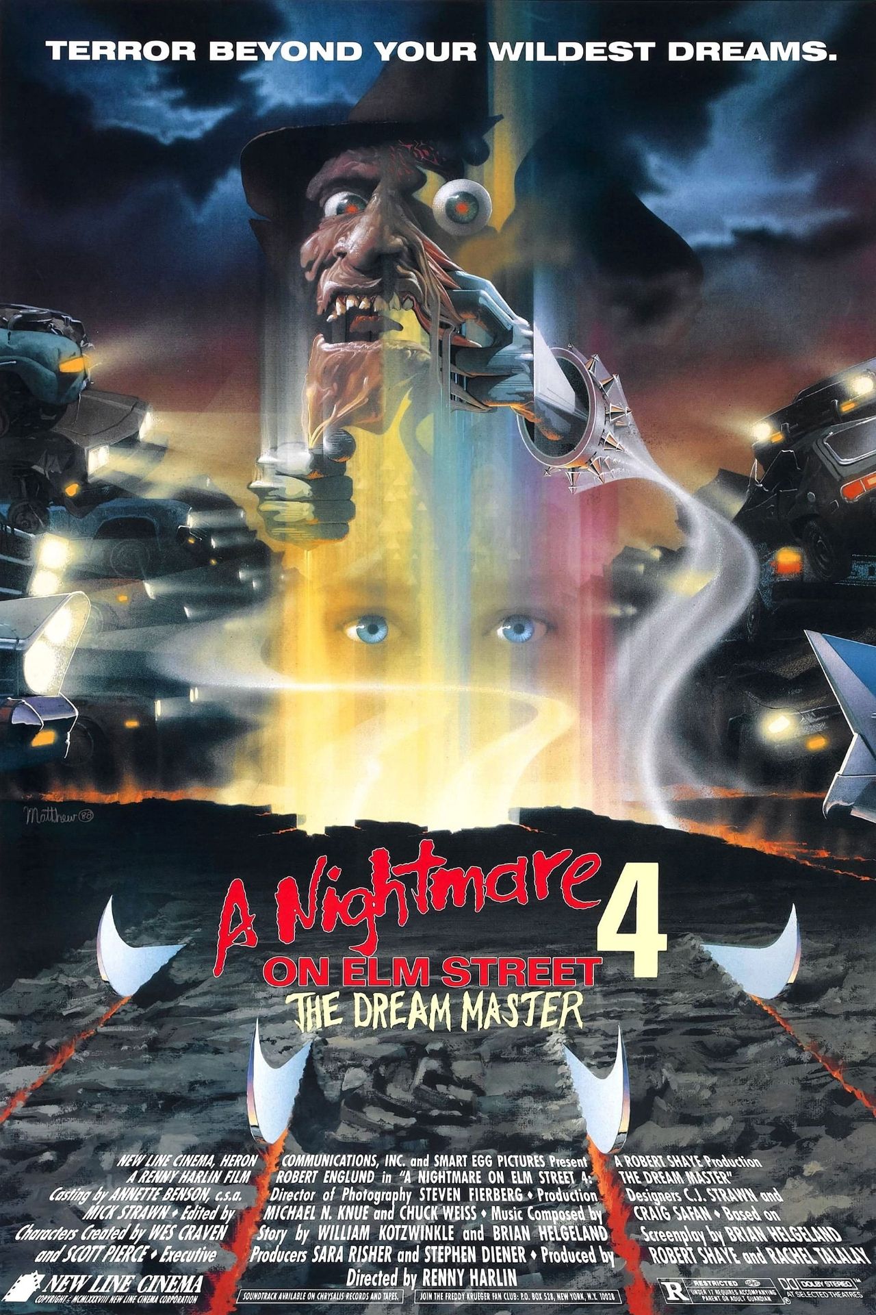 A Nightmare on Elm Street 4 Dream Master Movie Poster