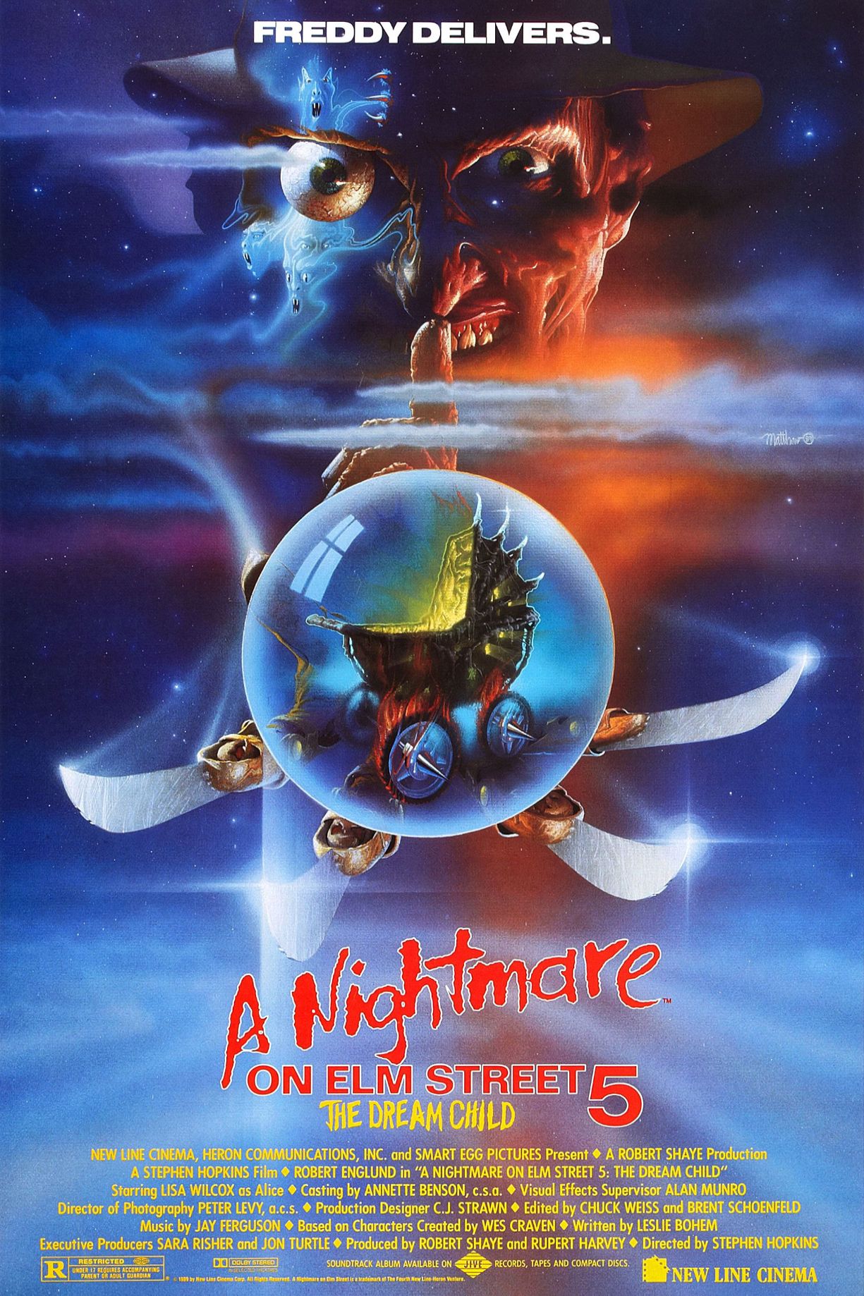 A Nightmare on Elm Street 5 The Dream Child Temp Movie Poster