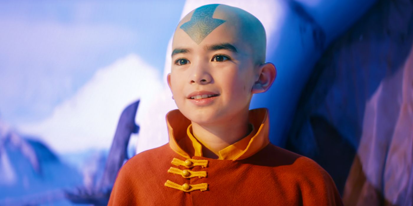 Avatar The Last Airbender LiveAction BTS Images Show Aang Actor