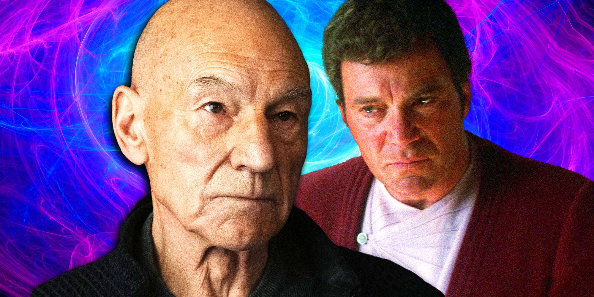 Admiral Picard in Star Trek- Picard season 3 and Admiral Kirk In Star Trek IV