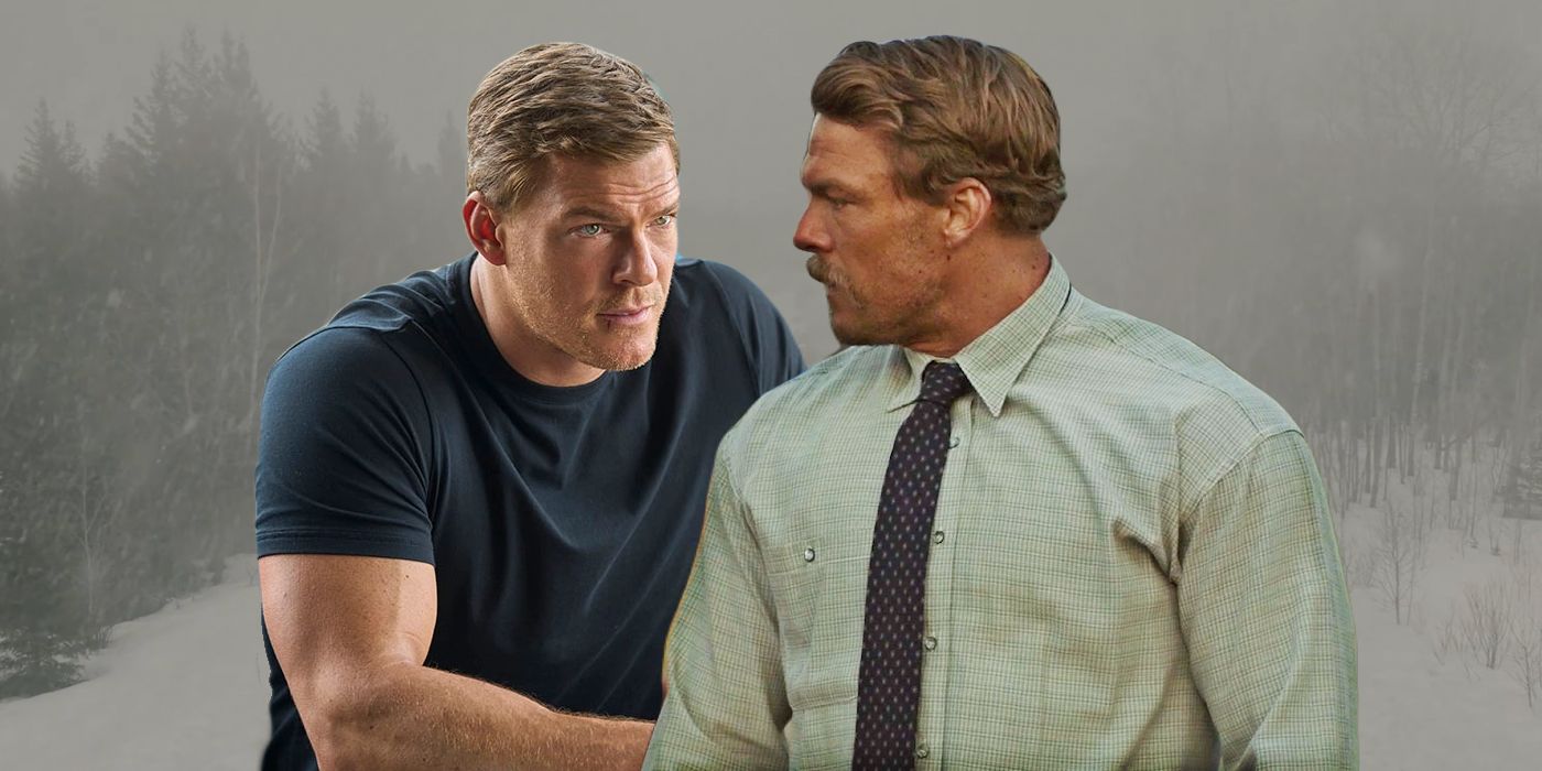 Alan Ritchson in Reacher and Ordinary Angels