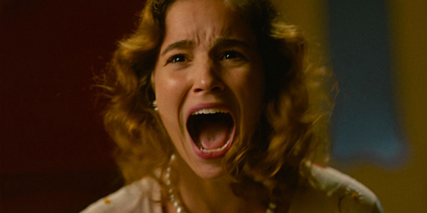 Alba Baptista as Amelia Screaming in Amelia's Children
