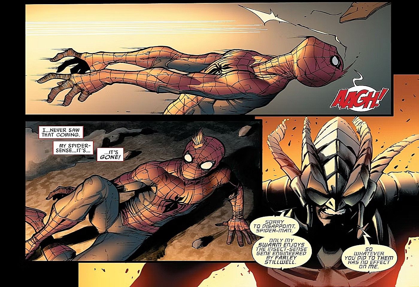 Amazing Spider Man #656, Peter realizes his spider-sense isn't working