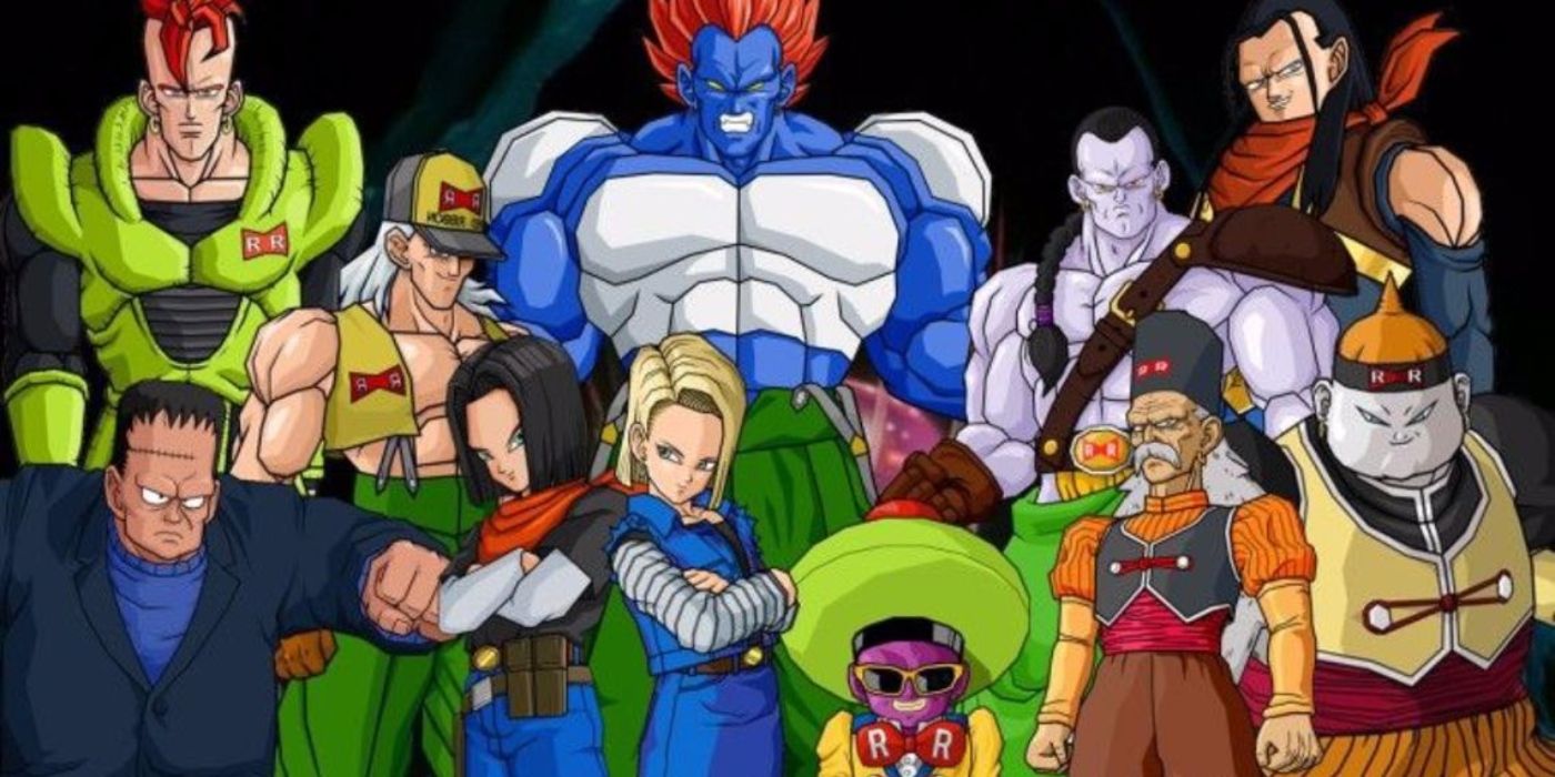 Every Android in Dragon Ball Z. 