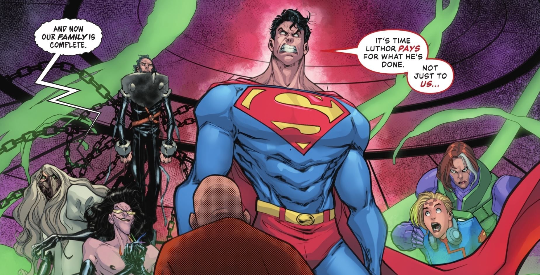 Angry Superman and Lex Luthor's DC Revenge Squad