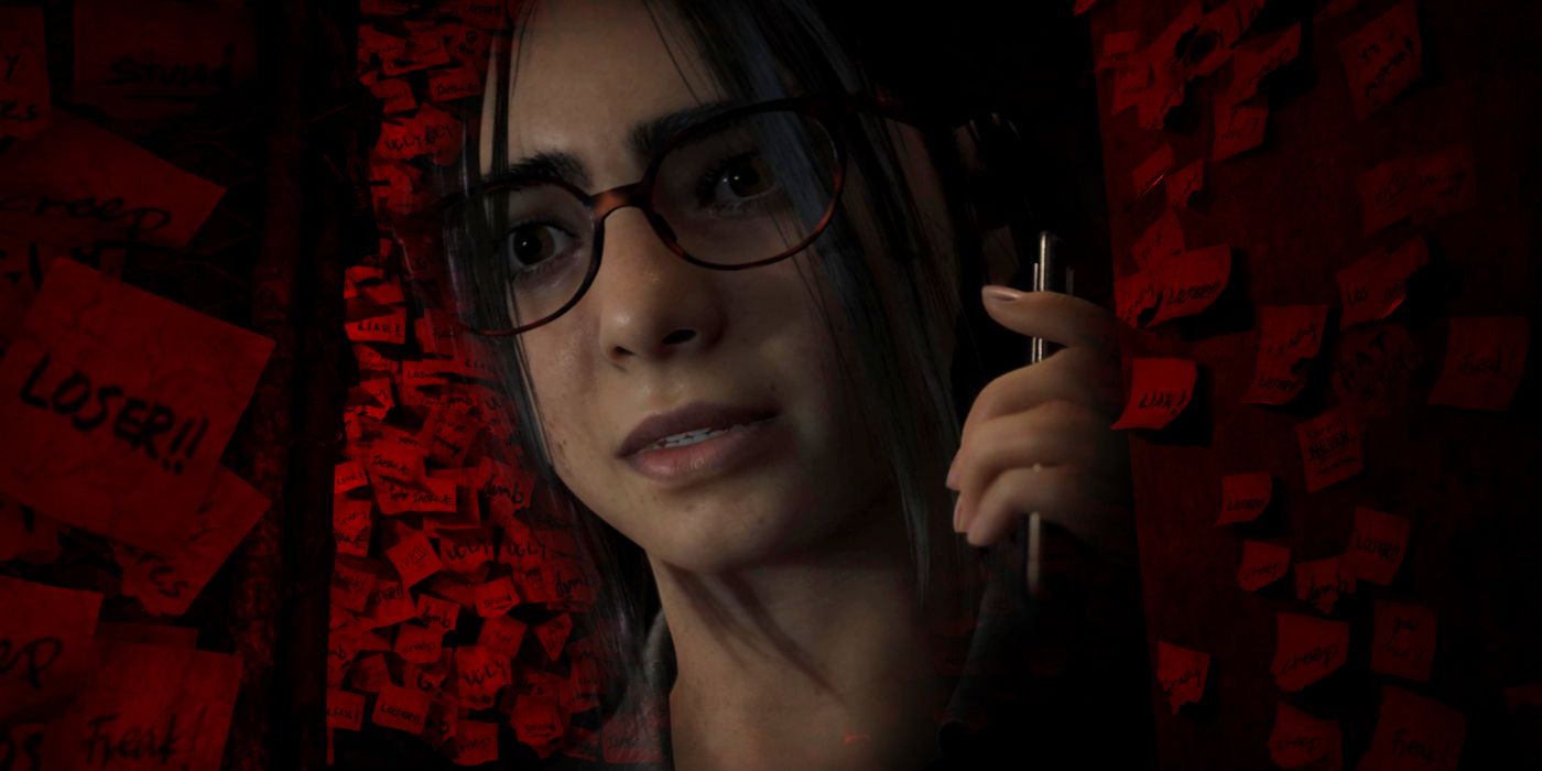 Anita in Silent Hill The Short Message on a red background