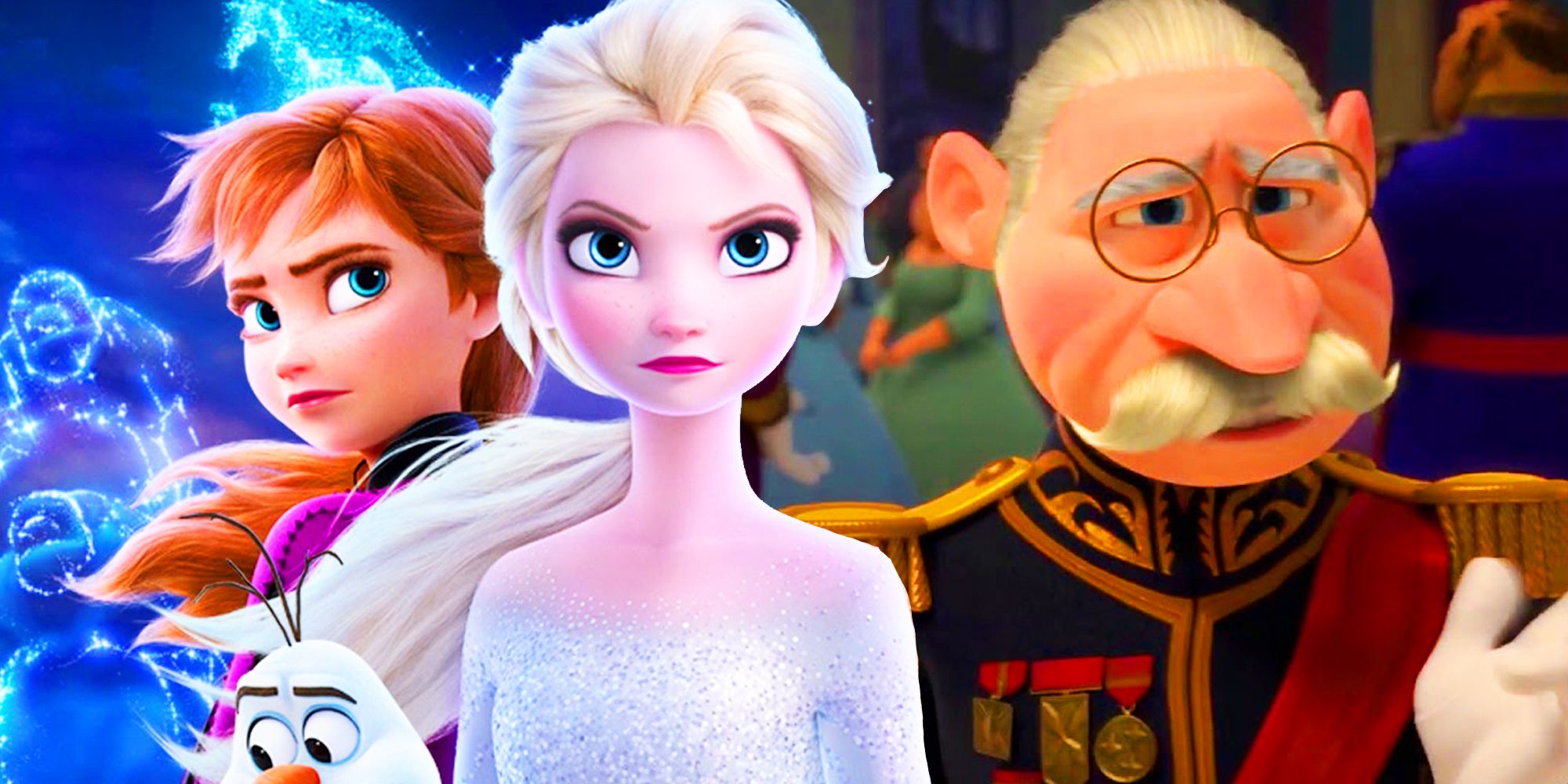 Anna, Elsa, and the Duke of Weselton