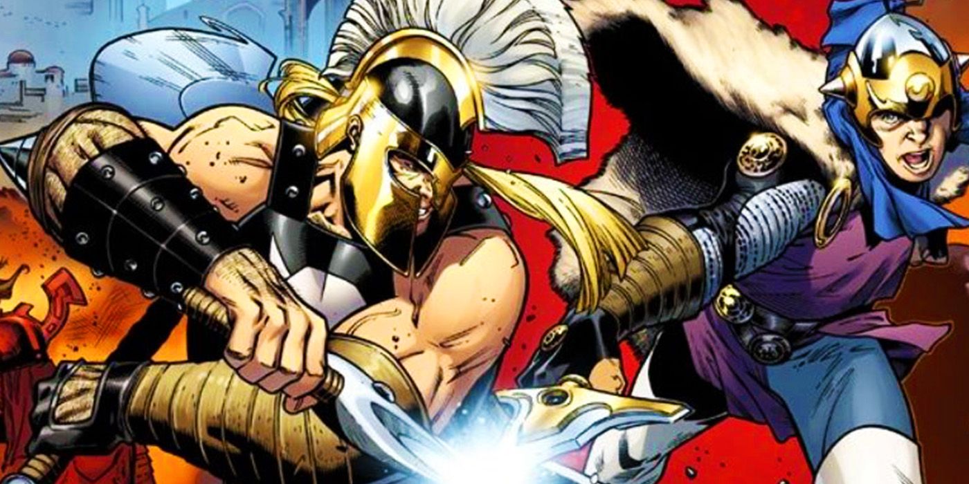 Ares fighting in Marvel Comics' Siege