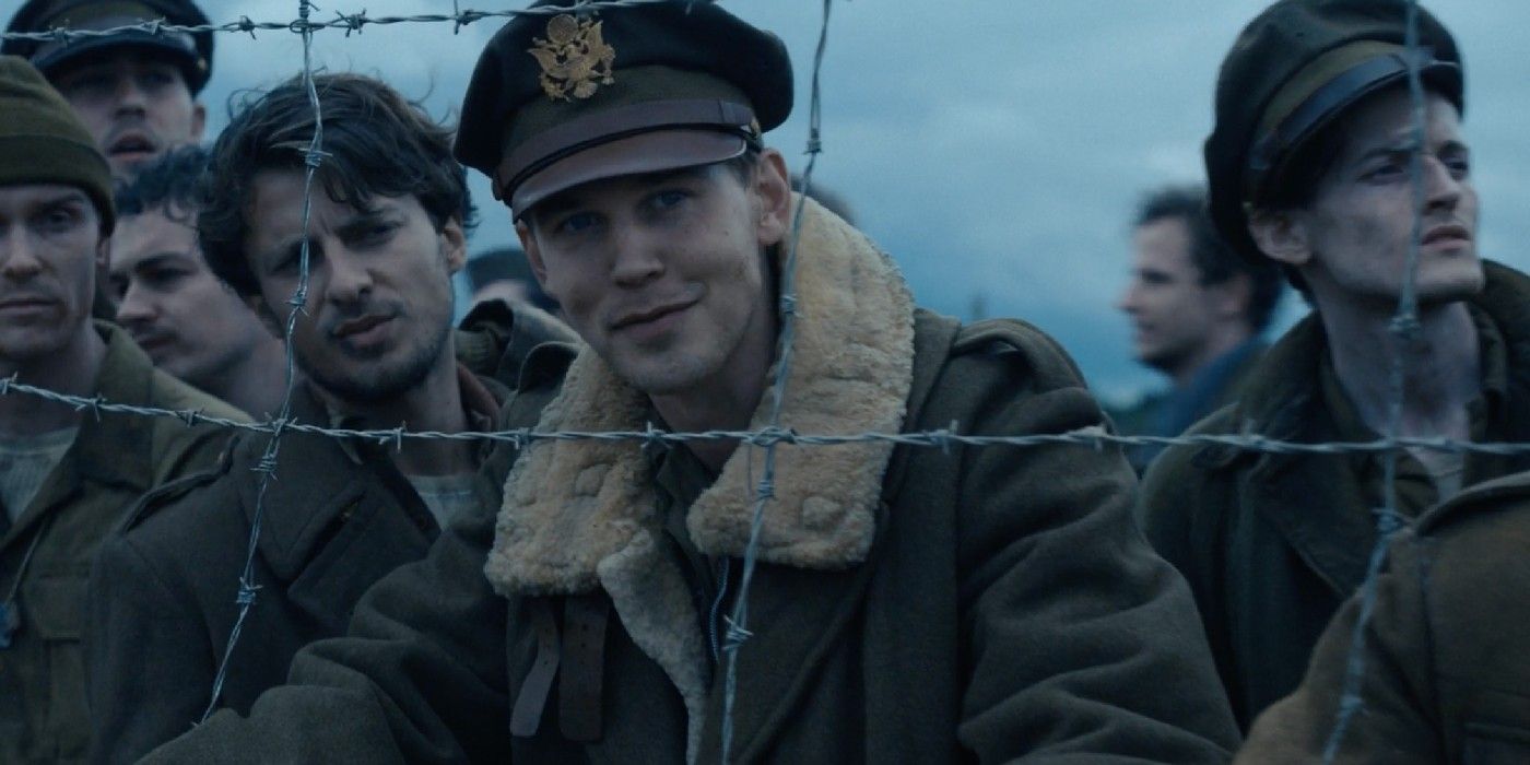 Austin Butler as Major Gale Cleven at Stalag Luft III Masters of the Air-1