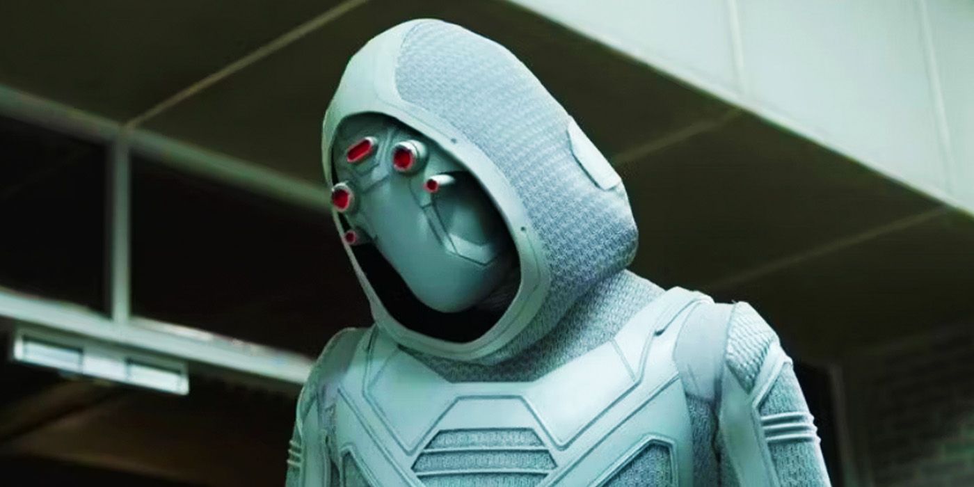 Ava Starr's ghost in full costume in the MCU's Ant-Man and the Wasp