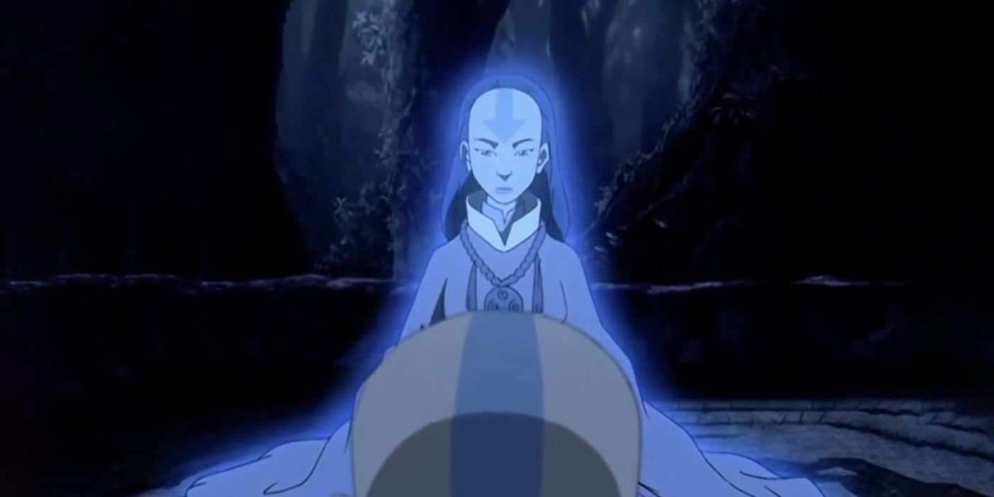 Avatar Yangchen speaks with Aang