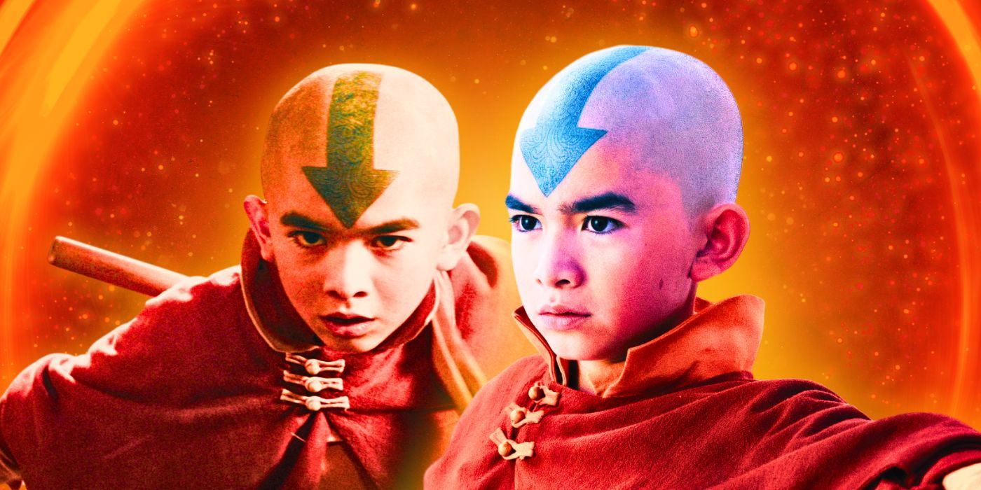 This custom image shows Aang from Netflix's Avatar the Last Airbender.