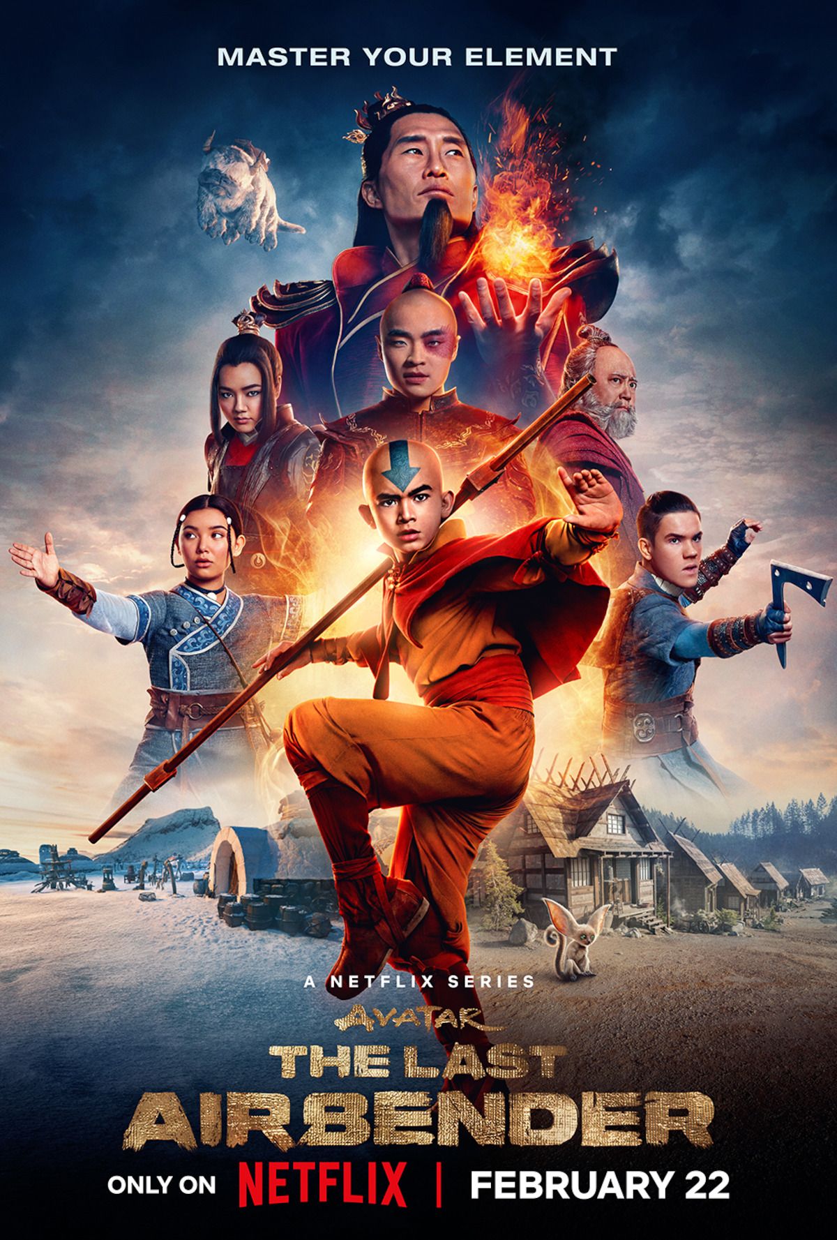 Pôster Avatar, o Último Mestre do Ar, Netflix